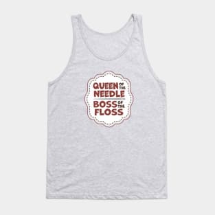 Queen of the Needle Red Tank Top